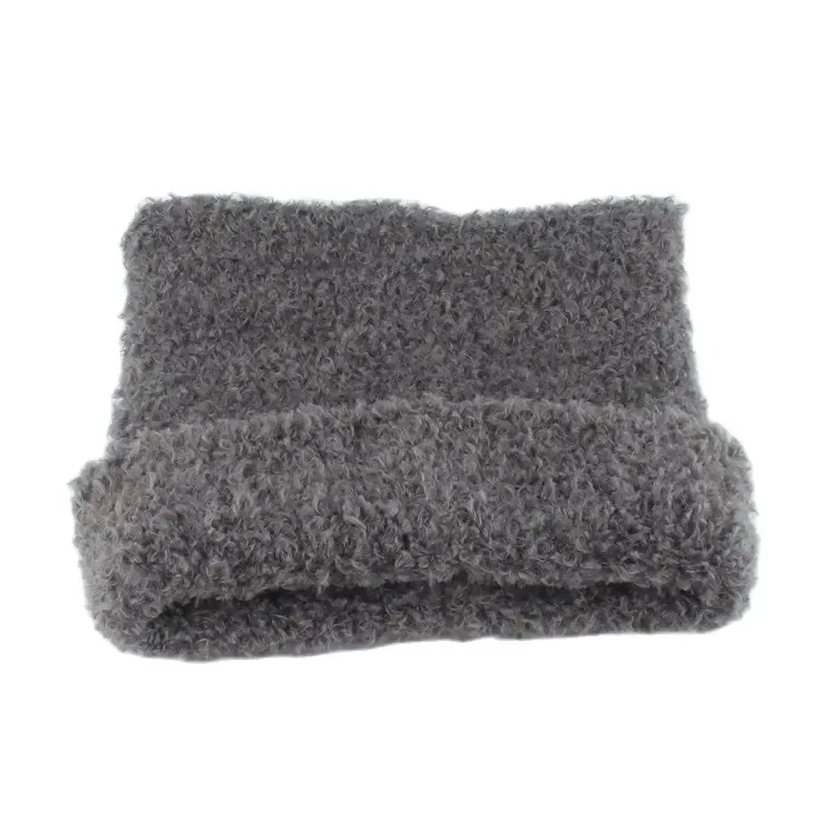 maoxiangshop Winter Lambswool Hats For Women Cute Cat Ears Beanie Soft Warm Knitting Cap Cuffed Skullies Fashion Street Hip Hop Hat