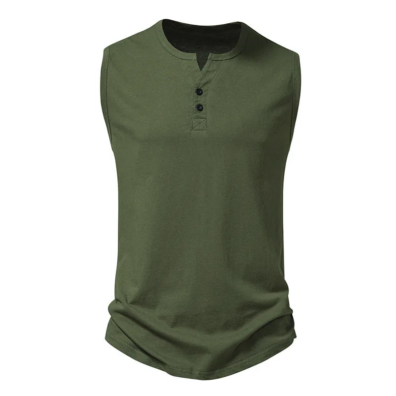 maoxiangshop Men's Casual Tank Tops Sleeveless V Neck T Shirts Gym Shirts for Workout Summer Beach Tanks