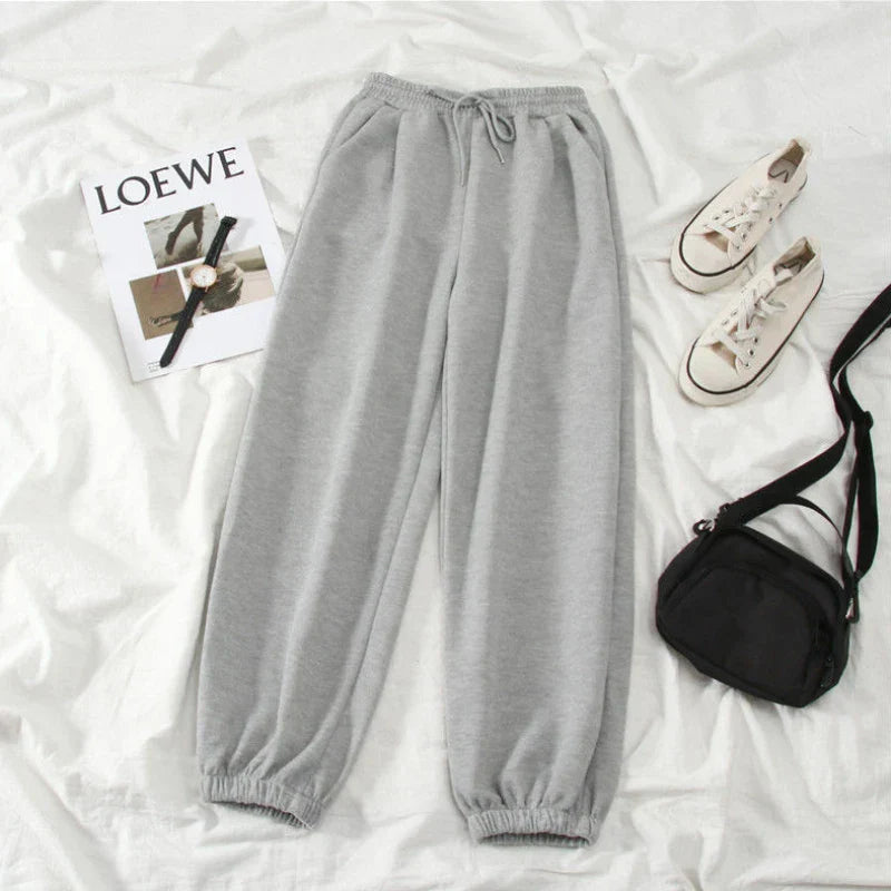 JMPRS Gray women Sweatpants Autumn New Baggy Fashion Oversize Sports Pants Black winter thick Joggers Streetwear Trousers