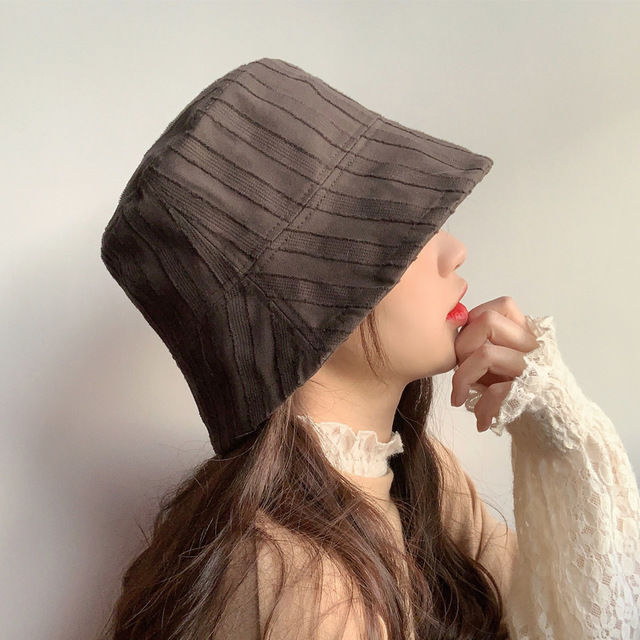maoxiangshop Bucket Hats Women Solid Simple Basic All-match Casual New Design Korean Fashion Sun Protection Streatwear Harajuku College Cozy