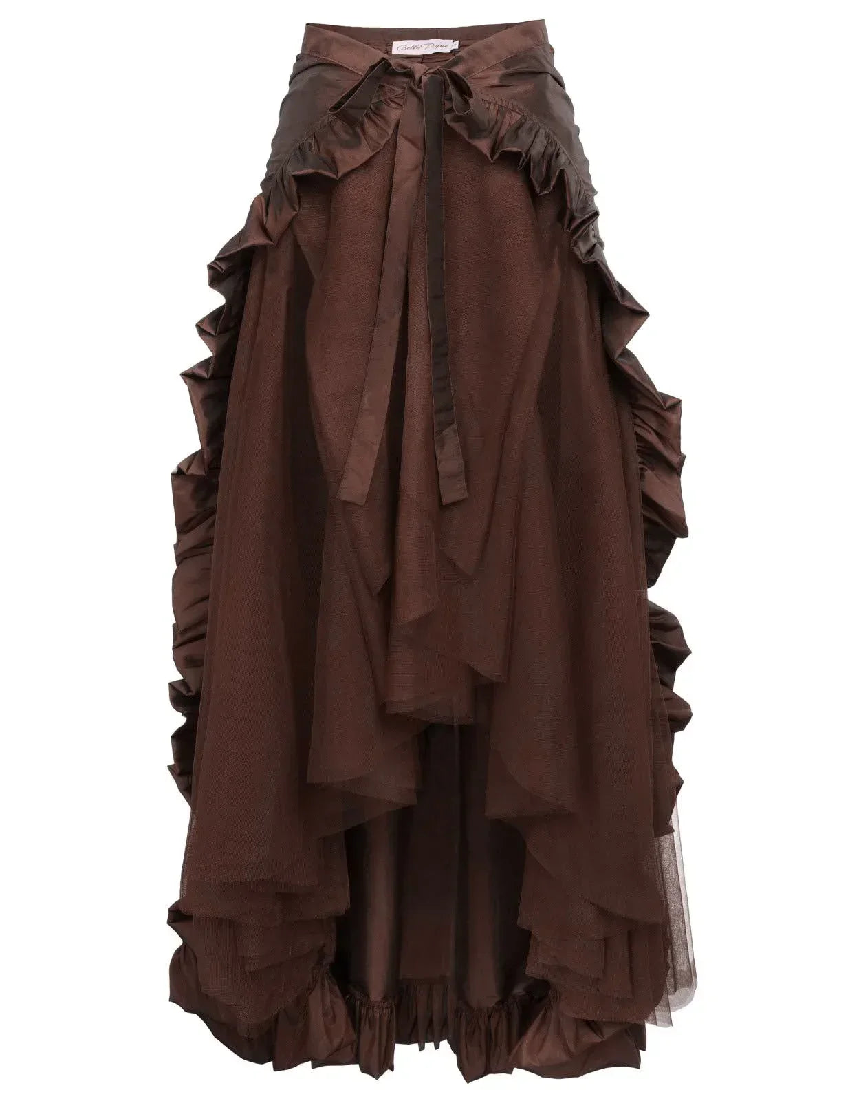 maoxiangshop - Big Size Women's Gothic Steampunk Skirt Pirate Flair and Victorian Ruffles Anime Cos Victorian Era Gothic Skirt