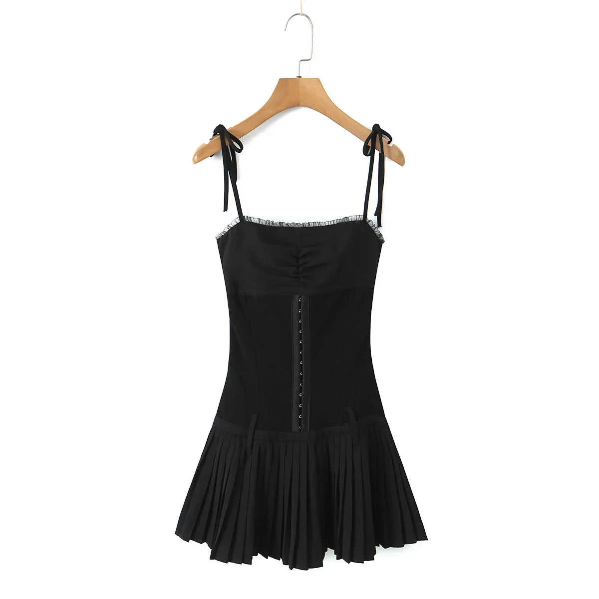 maoxiangshop - Fall dresses for women kawaii y2k clothes party dresses short ruched pleated dress women elegant sexy dress luxury designer