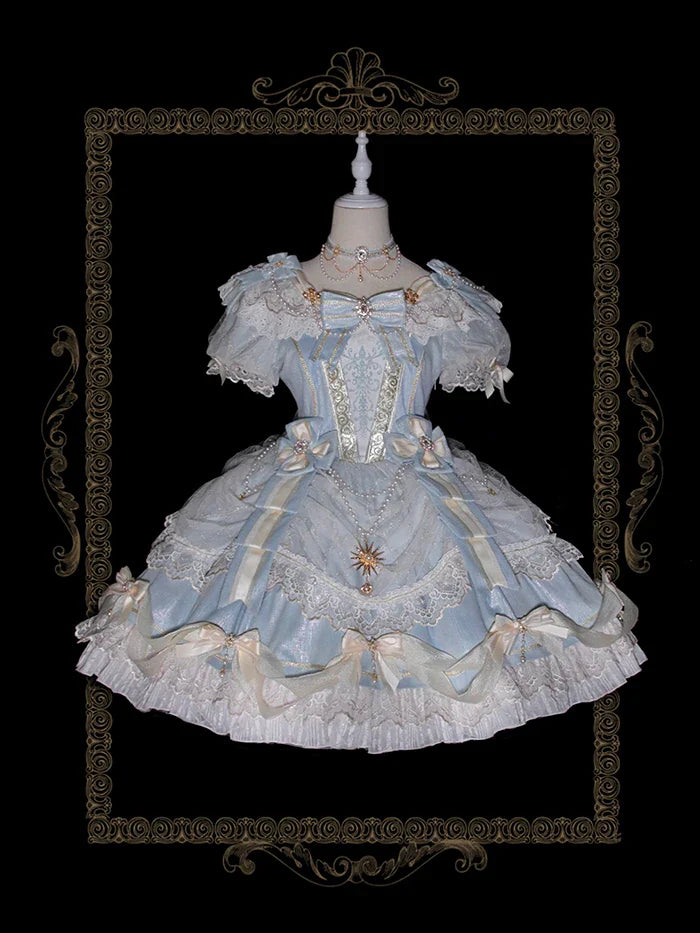 maoxiangshop - Lolita Teenage Memorial Day Court Vintage Dress