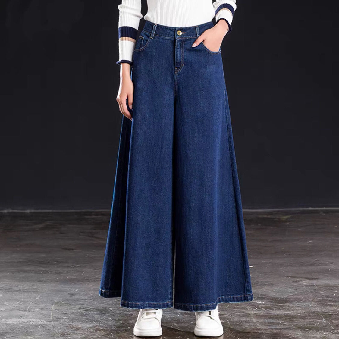 maoxiangshop Korean Streetwear Women Women's High Waist Jeans Woman Harajuku Fashion Denim Pants Jean Baggy Clothes Vintage Clothing Urban