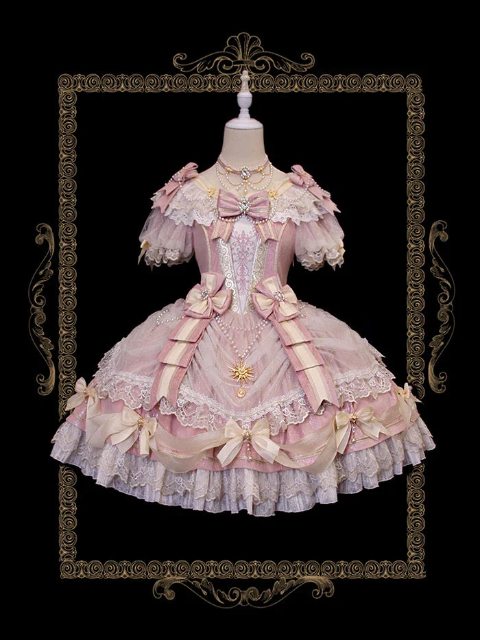 maoxiangshop - Lolita Teenage Memorial Day Court Vintage Dress
