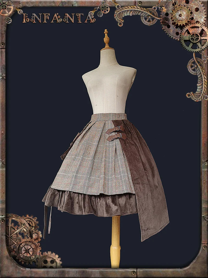 maoxiangshop - Punk Style Wool Lolita Skirt / Vest by Infanta