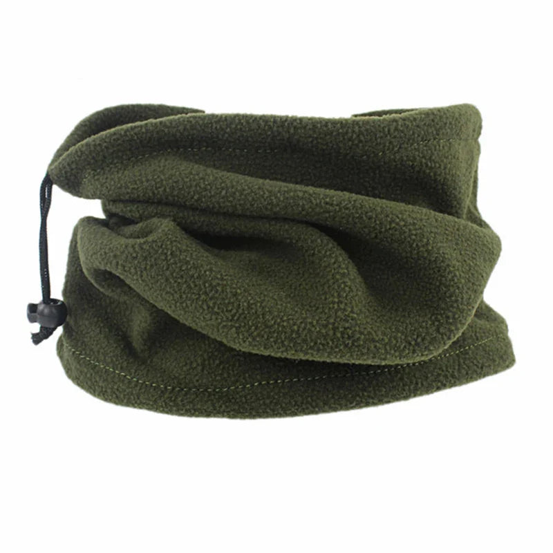 maoxiangshop Winter Polar Coral Hat Fleece Balaclava Men Face Mask Neck Warmer Beanies Thermal Head Cover Tactical Military Sports Scarf Caps