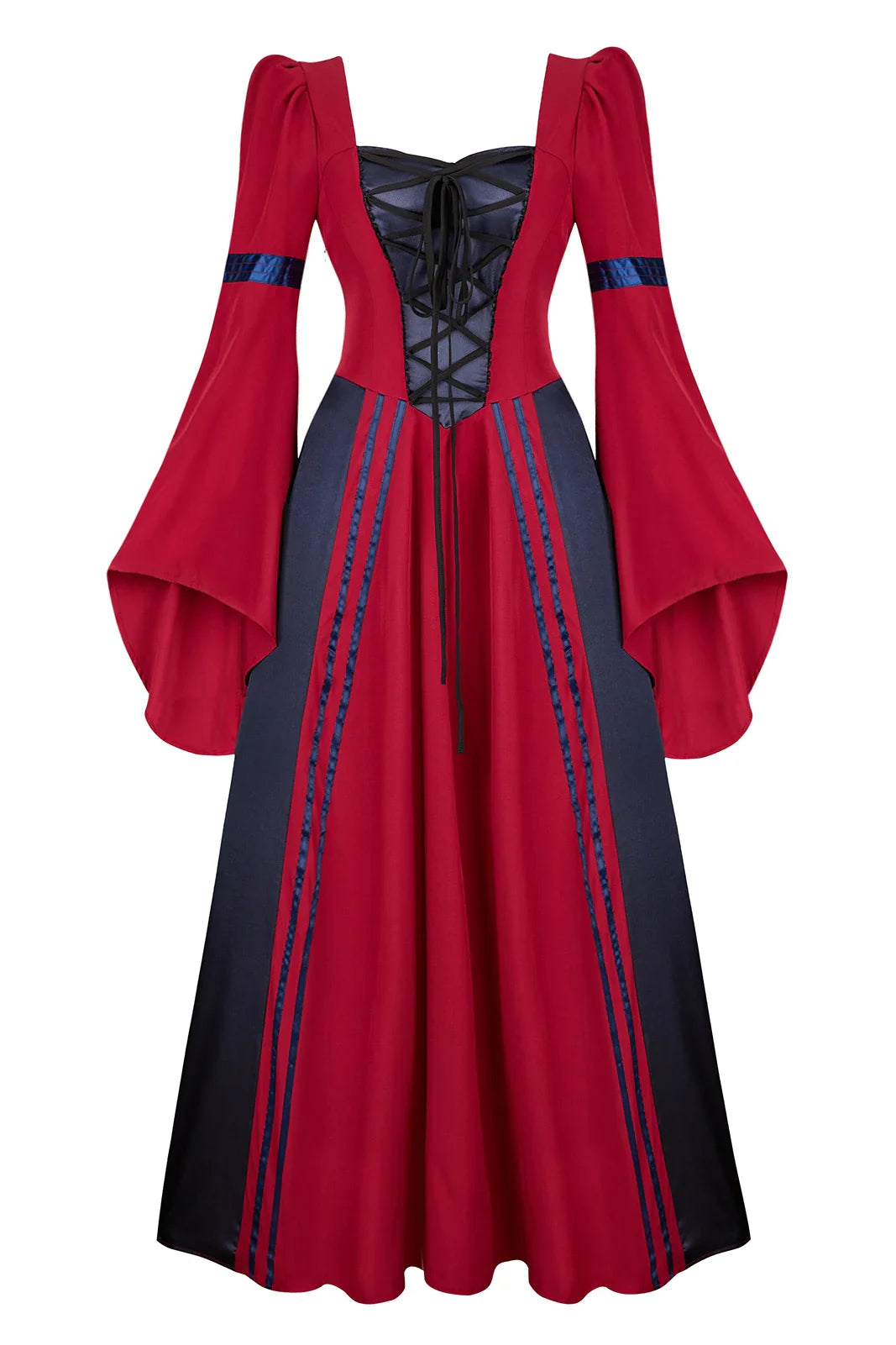 maoxiangshop - Renaissance Costumes for Women Medieval Dress Irish Halloween Costume for Women Pirate Dresses