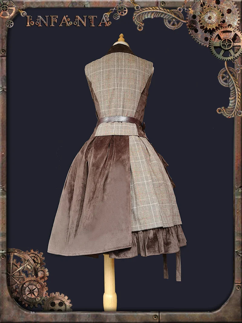 maoxiangshop - Punk Style Wool Lolita Skirt / Vest by Infanta