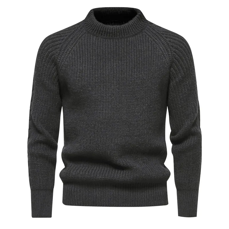 maoxiangshop Autumn and Winter New Sweaters Men's Knitted Sweater Warm Fit High Quality Pullover Sweater Men