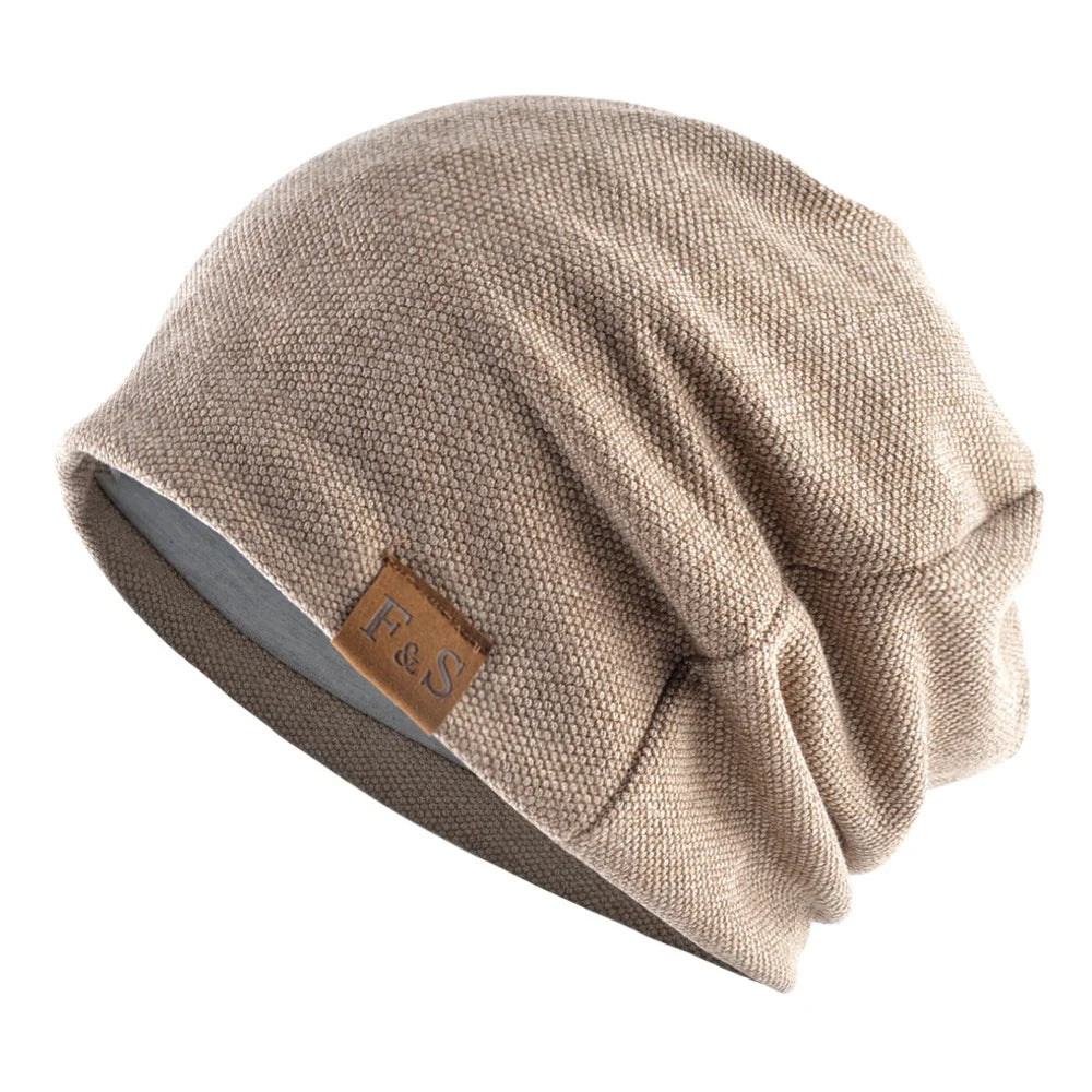 maoxiangshop Men Women Winter Warm Beanies Skullies Knitted Solid Casual Brand Soft Knitting Hat Outdoor Plus Velvet