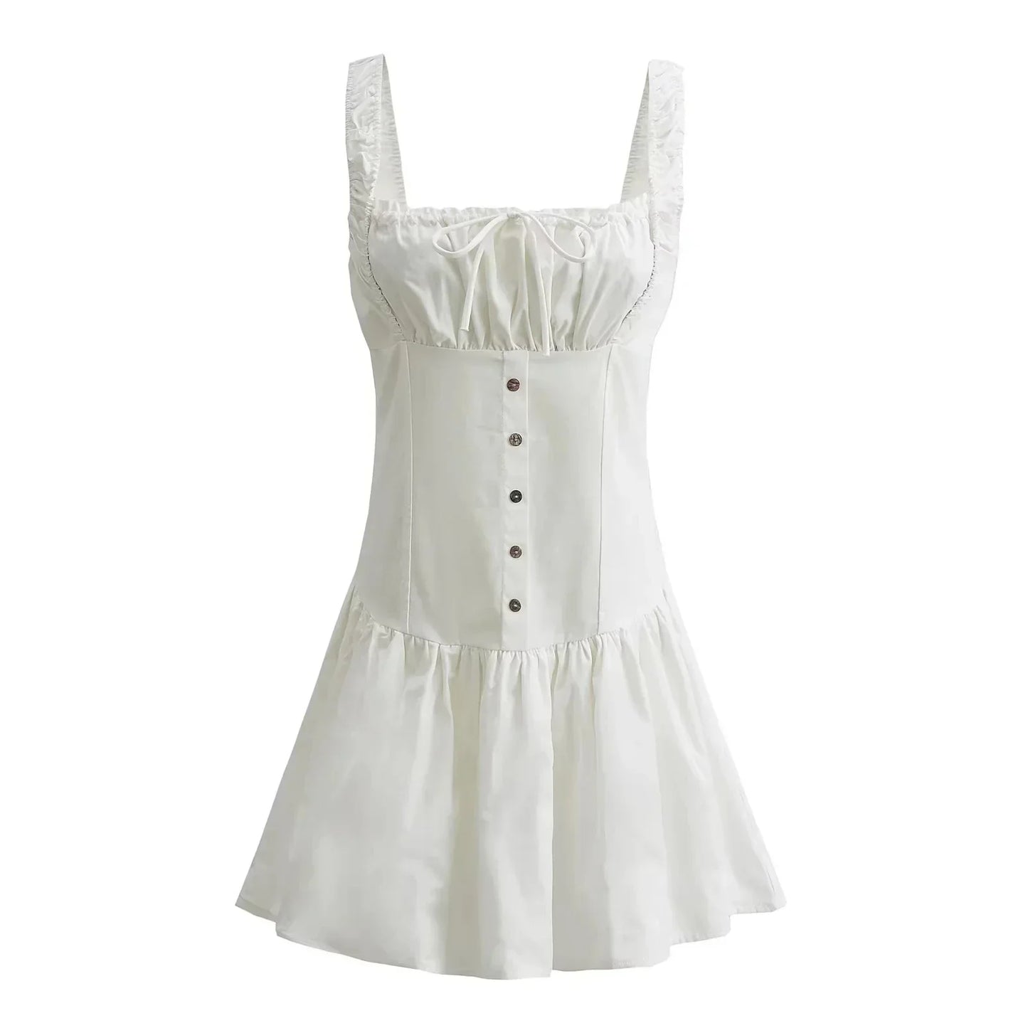 maoxiangshop Bowknot White Summer Women's Dress Elegant Tank Beach Long Sundress Vestidos Sleeveless Holiday Chic Black Slim Maxi Dress 2024