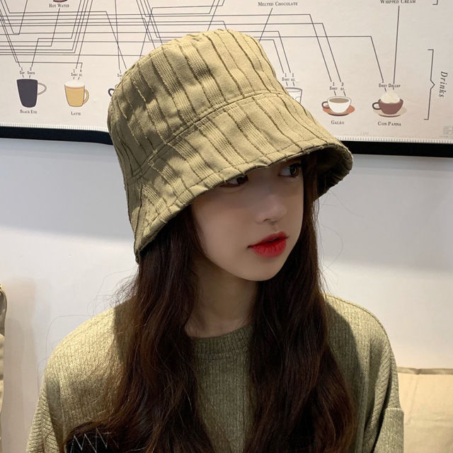 maoxiangshop Bucket Hats Women Solid Simple Basic All-match Casual New Design Korean Fashion Sun Protection Streatwear Harajuku College Cozy