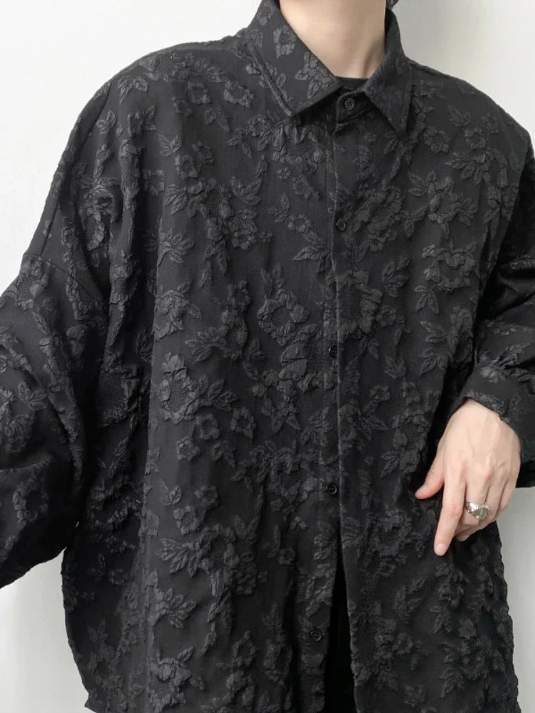 maoxiangshop Shirts Men Japanese Style Loose Leisure Long Sleeves Chic New All-match Solid Summer High Street Simple Popular College