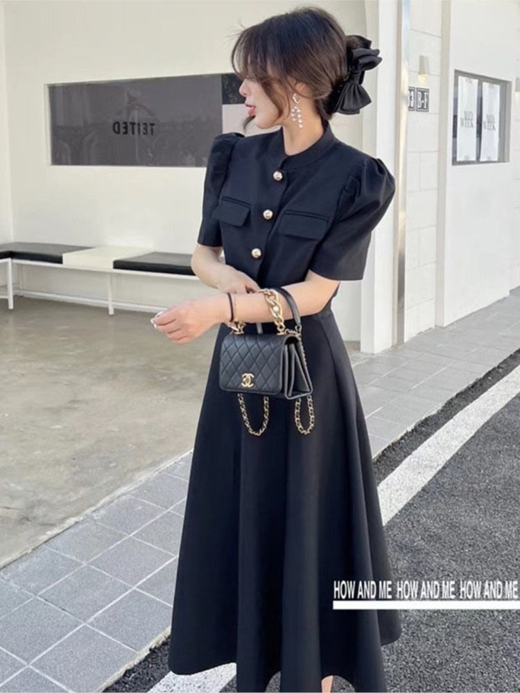 maoxiangshop High Quality New Summer Fashion Korean Sweet Elegant 2 Piece Set Women Crop Top Shirt Blouse Midi Skirt Suits Two Piece Outfits