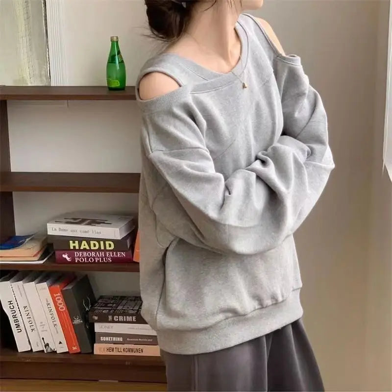 maoxiangshop-Woman T-shirt Red Sexy Clothing Loose Plain Top for Women Off Shoulder Old Simple Cheap Tshirt Stylish Original Xxl Emo Tee