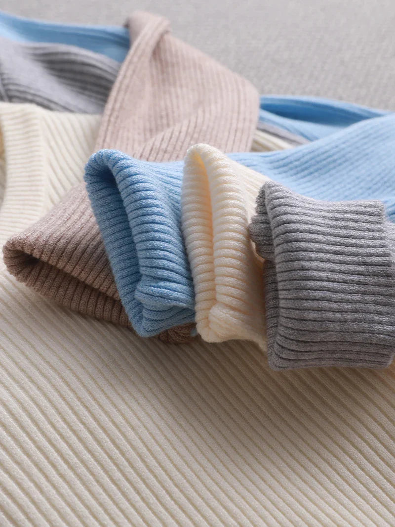 maoxiangshop winter clothes Knitted woman sweaters Pullovers spring Autumn Basic women's jumper Slim women's sweater cheap pull long sleeve