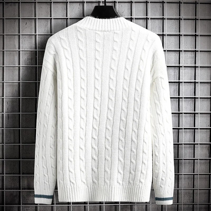 maoxiangshop Autumn Men's Sweater Cardigan Slim Fit Single Breasted Solid Color Knitted Cardigan Men Causal Sweatercoat Mens Clothing