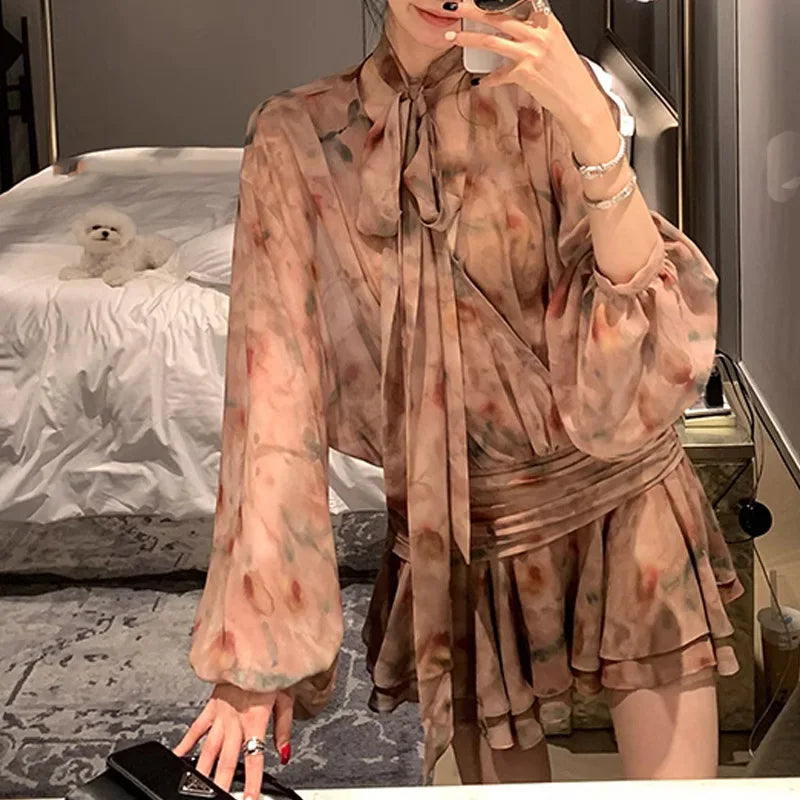 maoxiangshop - Cute Clothes White Dresses for Women C Costume for Woman Vestido Gala Korean Dress Birthday Outfits Women Elegante