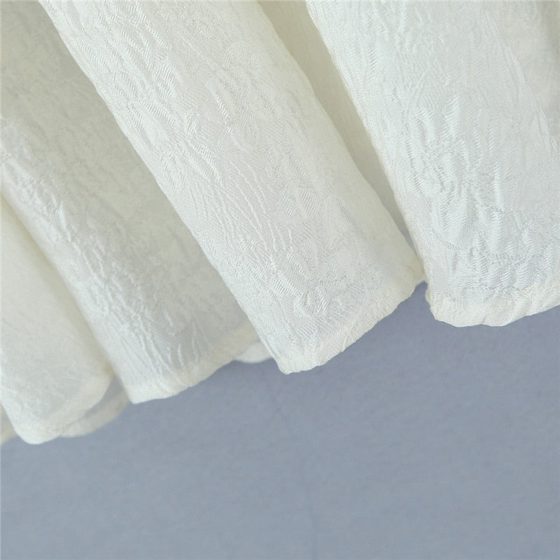 maoxiangshop White Strap Dress Spring Summer New Sexy Holiday Fashion Slim Waist Hollow Tie Short Mini Dress For Women
