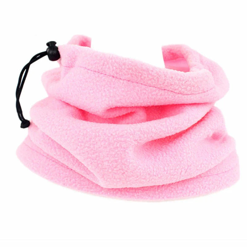 maoxiangshop Winter Polar Coral Hat Fleece Balaclava Men Face Mask Neck Warmer Beanies Thermal Head Cover Tactical Military Sports Scarf Caps