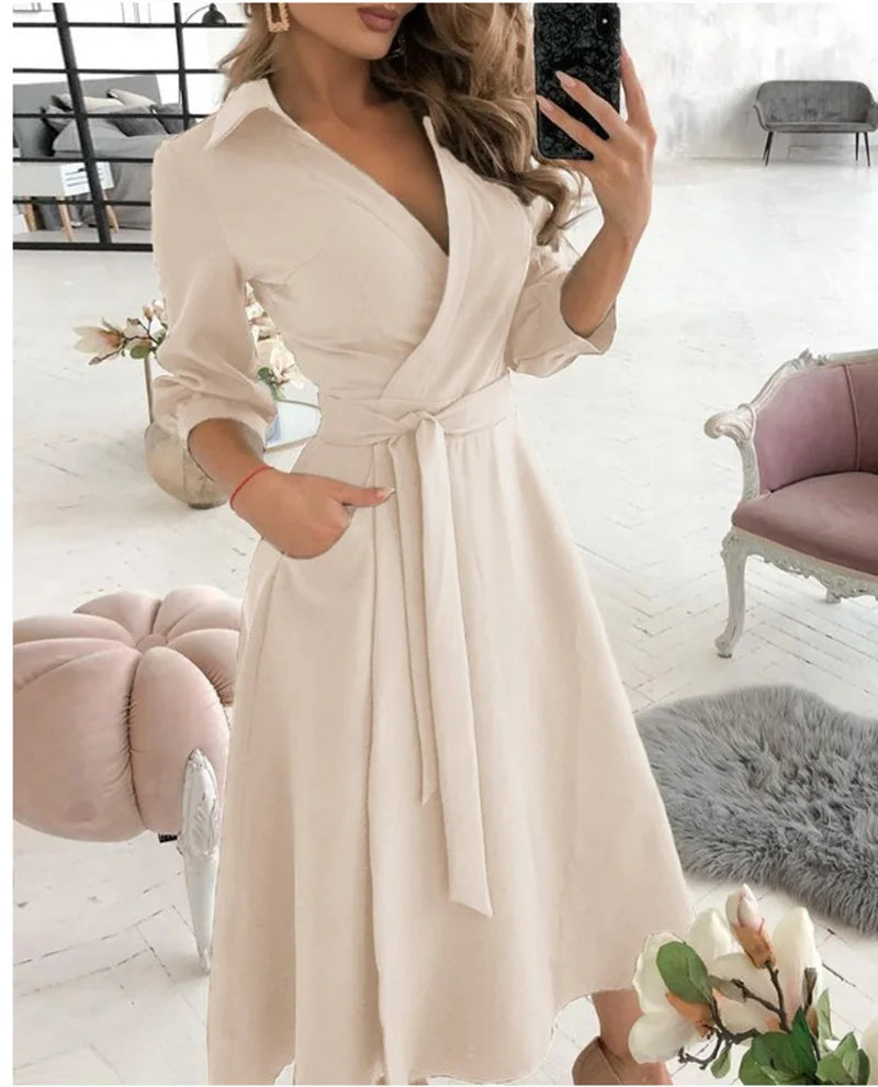 maoxiangshop Women Print Dress Sexy V-Neck Bat Sleeve Ruffl Flowers Print Bohemian Beach Sundress Ladies Loose Summer Vacation Mini Dresses