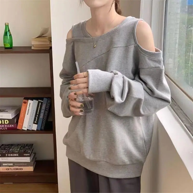 maoxiangshop-Woman T-shirt Red Sexy Clothing Loose Plain Top for Women Off Shoulder Old Simple Cheap Tshirt Stylish Original Xxl Emo Tee