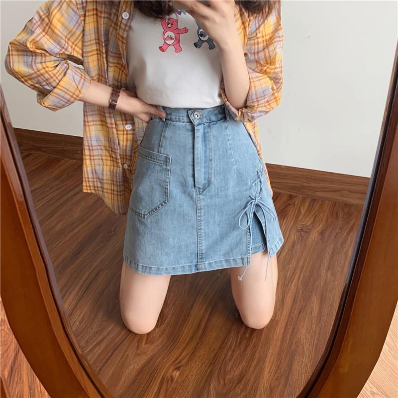 maoxiangshop Women Mini Pant Skirts Clothing Denim Wide Leg Shorty Sexy Woman Clothes for Teen Girls Hot Pants Korean Fashion Beach Jeans