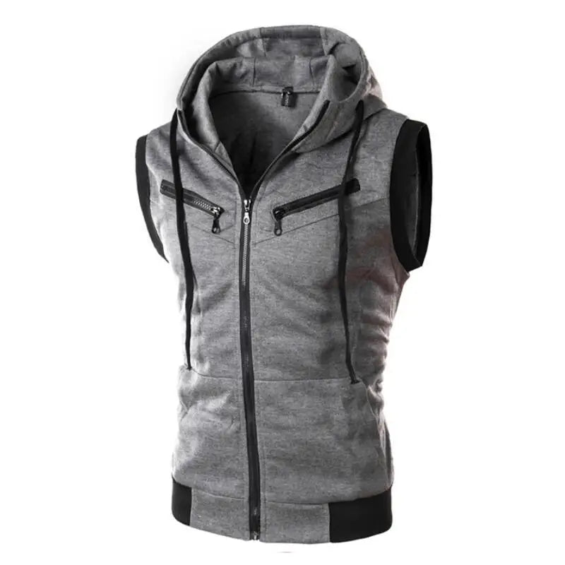 maoxiangshop Spring Sweater Vest Men's No Sleeve Retro Casual Knitted Pullover Men Wild Slim Knitting Sweaters Mens Clothes