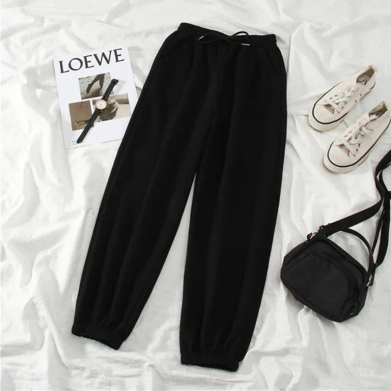 JMPRS Gray women Sweatpants Autumn New Baggy Fashion Oversize Sports Pants Black winter thick Joggers Streetwear Trousers