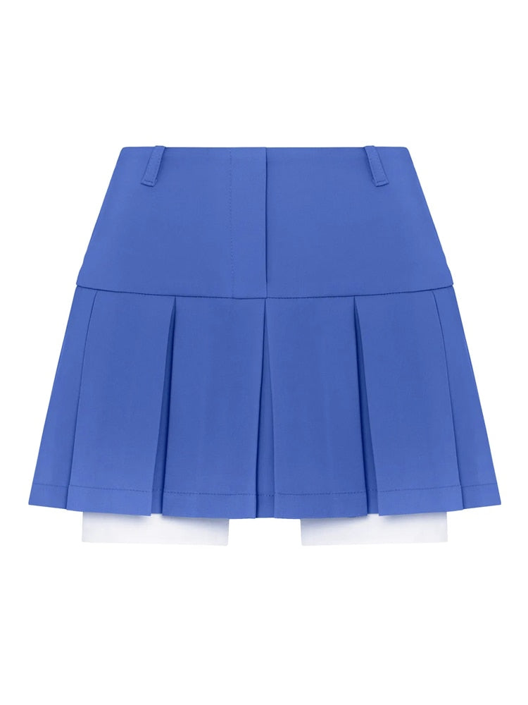 Taruxy Fall Women Blazer Suit Two Piece Sets Turn-down Collar Blazers Tops And Pleated Skirts Femme High Street Y2K Outfits