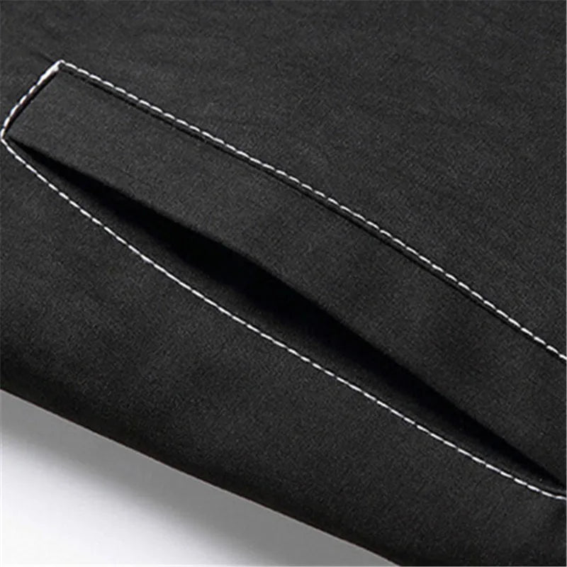 maoxiangshop New Autumn Casual Jacket Men Korean Fashion Turn Down Collar Jacket Coat Men\'s Hip Hop Jackets Men Streetwear Outerwear