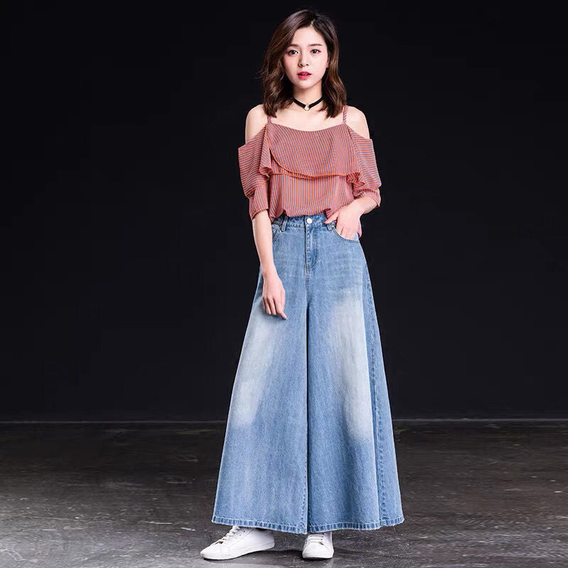 maoxiangshop Korean Streetwear Women Women's High Waist Jeans Woman Harajuku Fashion Denim Pants Jean Baggy Clothes Vintage Clothing Urban