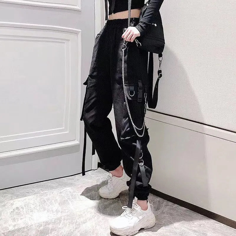 Multi Pocket Star Print Jeans Women Y2K Patchwork Vintage Denim Cargp Pants Girl Rise Jeans Fashion Streetwear Casual Trousers