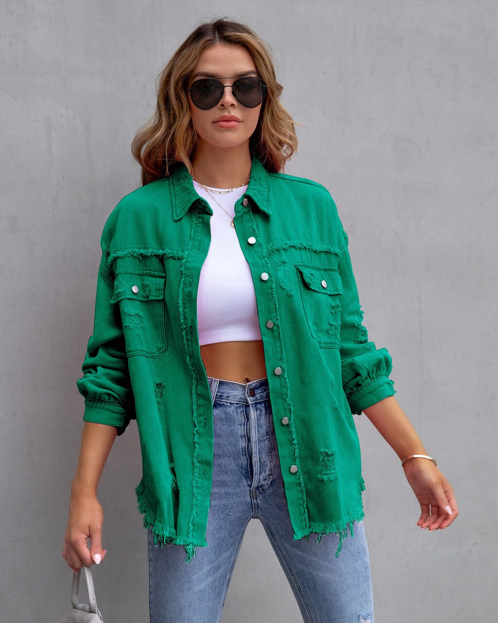 Fashion New In Jackets for Women 2023 Denim Jacket Women Vintage Jean Coats Casual Long Sleeve Top Oversize Clothes Streetwear