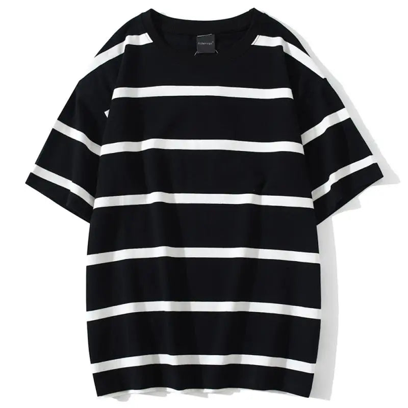 maoxiangshop Mew Men T Shirt Color Block Print 3 Color Optional Tee Shirts Simple High Street Basic All Match Cargo Tops Mens Streetwear