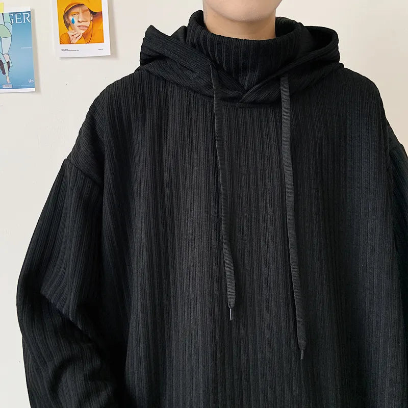 maoxiangshop Sweater Men Spring Autumn Men's Hooded Sweater Casual Pullover Warm Knitted Sweatercoat Pull Homme Plus Size 3XL Streetwear