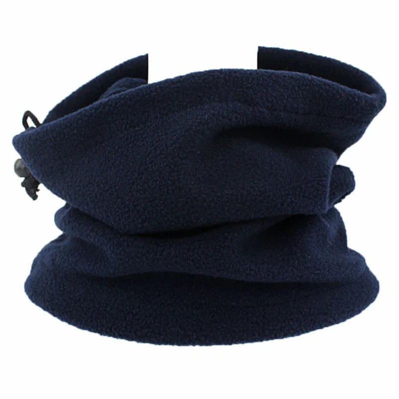 maoxiangshop Winter Polar Coral Hat Fleece Balaclava Men Face Mask Neck Warmer Beanies Thermal Head Cover Tactical Military Sports Scarf Caps