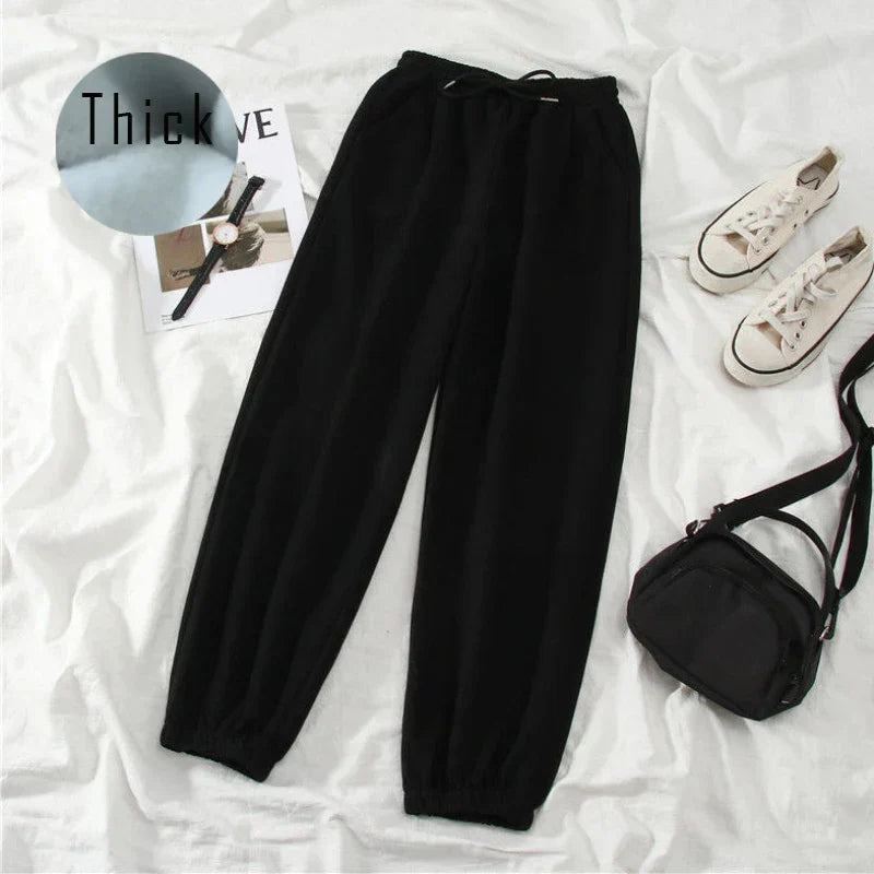 JMPRS Gray women Sweatpants Autumn New Baggy Fashion Oversize Sports Pants Black winter thick Joggers Streetwear Trousers