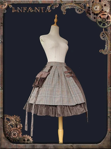 maoxiangshop - Punk Style Wool Lolita Skirt / Vest by Infanta