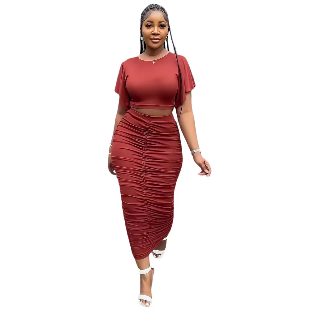 maoxiangshop two piece set for women summer 2 piece set women outfit skirts sets woman 2 pieces vacation outfits for woman beach outfits