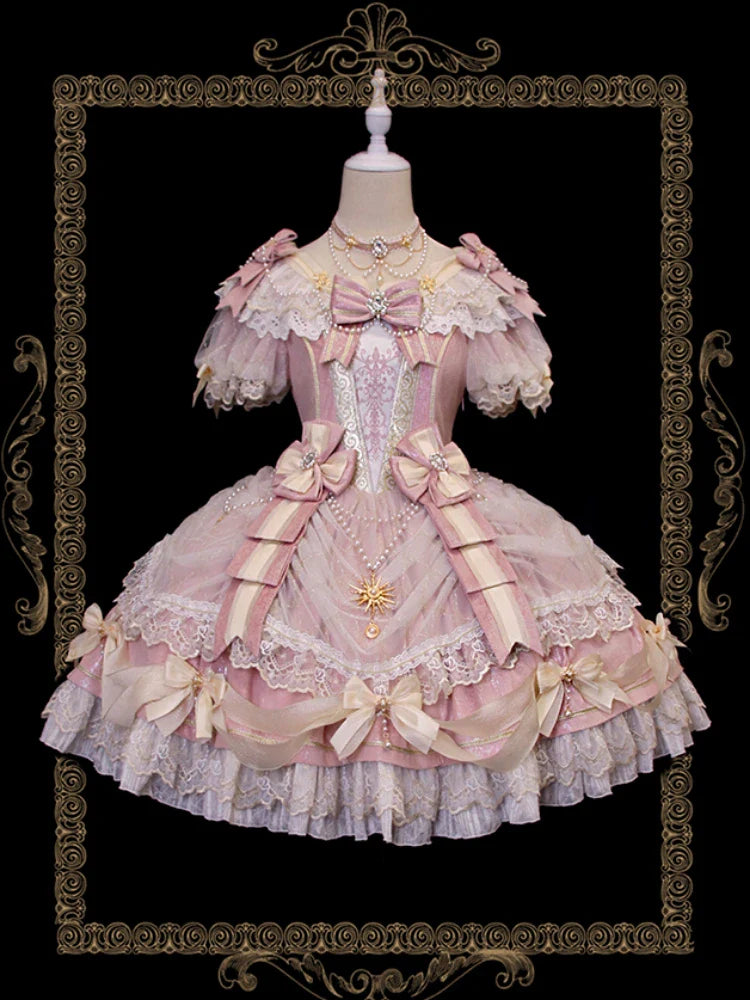 maoxiangshop - Lolita Teenage Memorial Day Court Vintage Dress