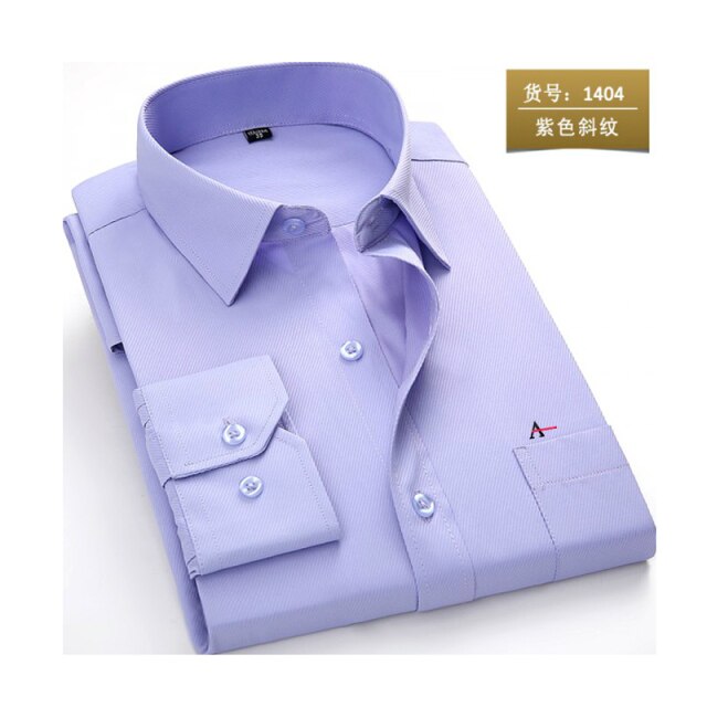 maoxiangshop reserva aramy New men shirt Long Sleeve Men Dress Shirt Fashion Male Business Formal Wear Office Working Shirts white shirt