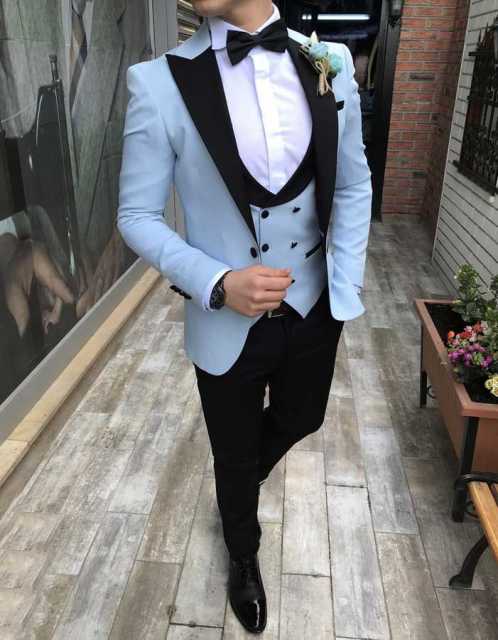 maoxiangshop Men's Suit Fashion Formal Business Slim Fit 3-Pieces White Blazers Burgundy Pant Men's Tuxedo Wedding Men Suits Groom Suit