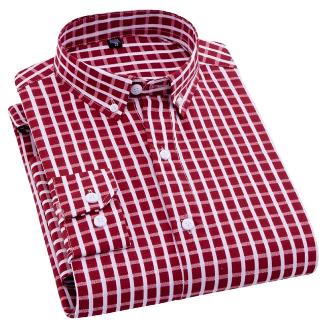 AOLIWEN brand men spring autumn navy blue yellow and white printed shirt casual anti wrinkle comfortable long sleeve slim shirts