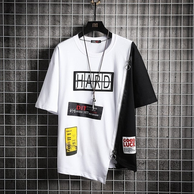 Hip Hop T Shirt Men Fashion Harajuku Tshirt Streetwear Casual Japan T Shirt Short Sleeve T-Shirt Men Cool Summer Tees Shirts