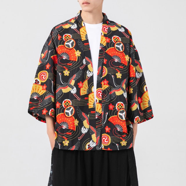 Japanese shirt men kimono Chinese kimono geisha new arrival Japanese street clothing harajuku kimono