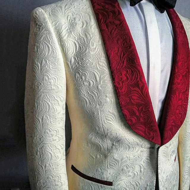 Men Black Double Breasted Wedding Groom Suit With Pants Tuxedo For Men Wedding Suits Prom Best Man Suit (Jacket+Pants+Bow)