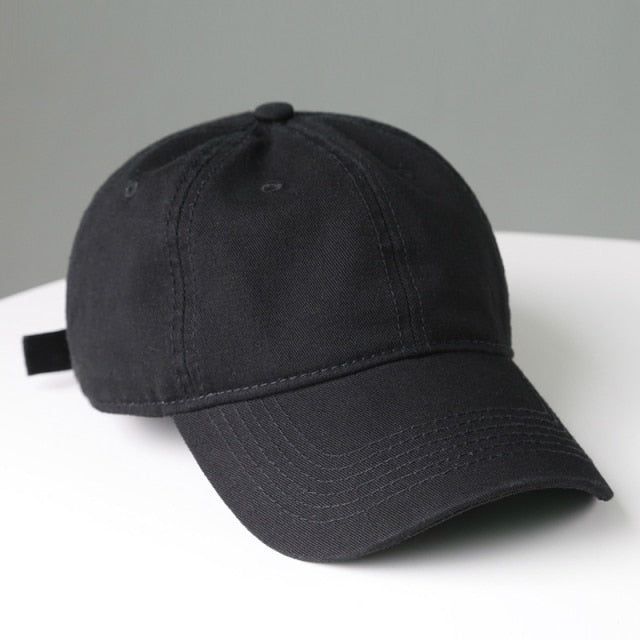 SLECKTON High Quality Cotton Baseball Cap for Men and Women Fashion Solid Snapback Hat Dad Hat Washable Summer Sun Hat Wholesale