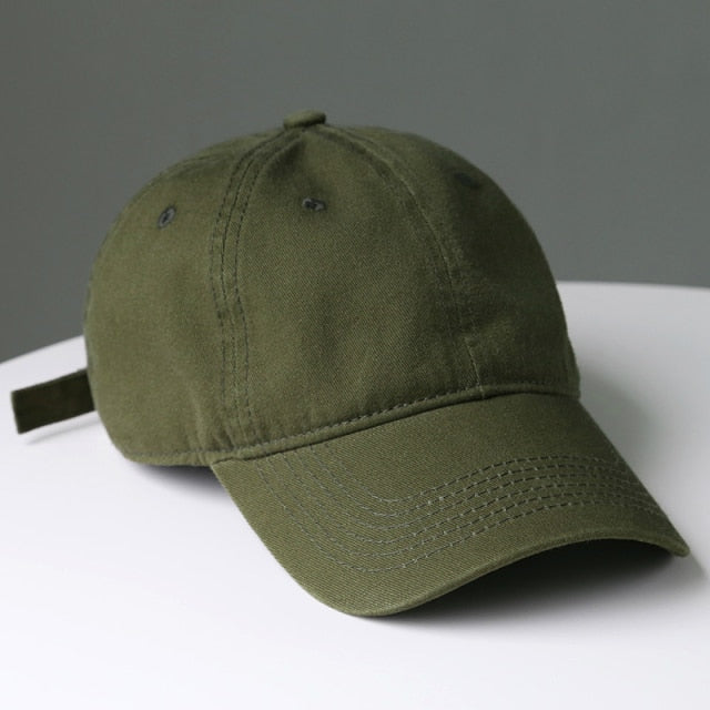 SLECKTON High Quality Cotton Baseball Cap for Men and Women Fashion Solid Snapback Hat Dad Hat Washable Summer Sun Hat Wholesale